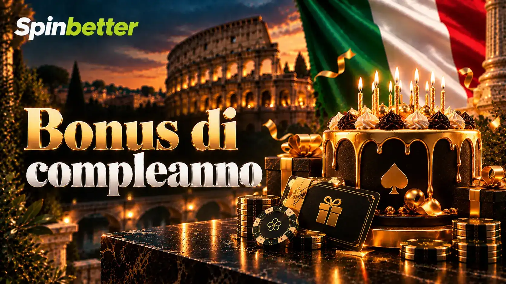 Il regalo di compleanno con venti giri a rigioco zero